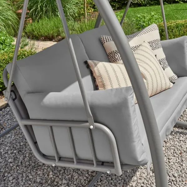 Newmarket 2 Seater Garden Swing Seat, White