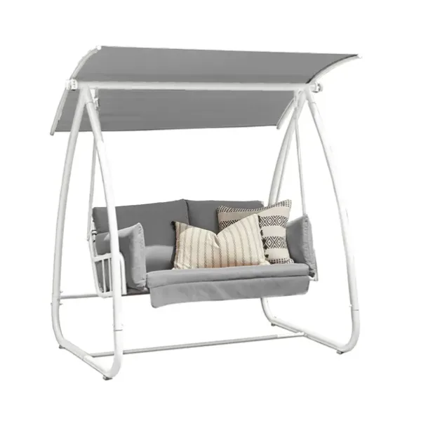 Newmarket 2 Seater Garden Swing Seat, White