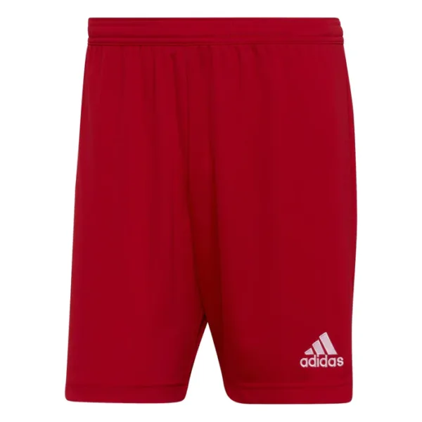 Adidas entrada aeroready shorts, red, large