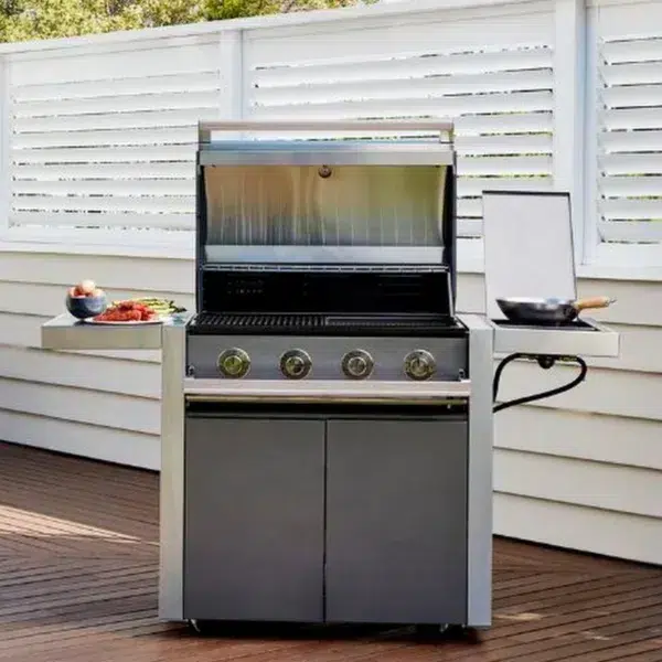 The Beefeater 4 Burner Barbecue, available at gardenfurniturecentre.co.uk, is a high-quality outdoor cooking appliance that is perfect for hosting large gatherings and barbecues.