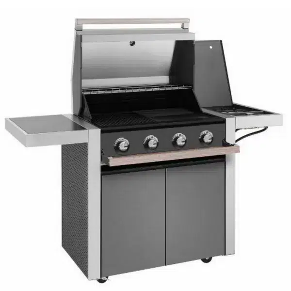The Beefeater 4 Burner Barbecue, available at gardenfurniturecentre.co.uk, is a high-quality outdoor cooking appliance that is perfect for hosting large gatherings and barbecues.