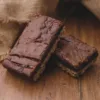 Three Giant Salted Caramel Brownie Flapjacks By Post, 700g