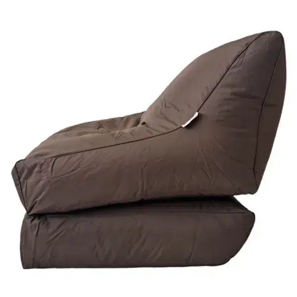 Large beanbag lounger brown
