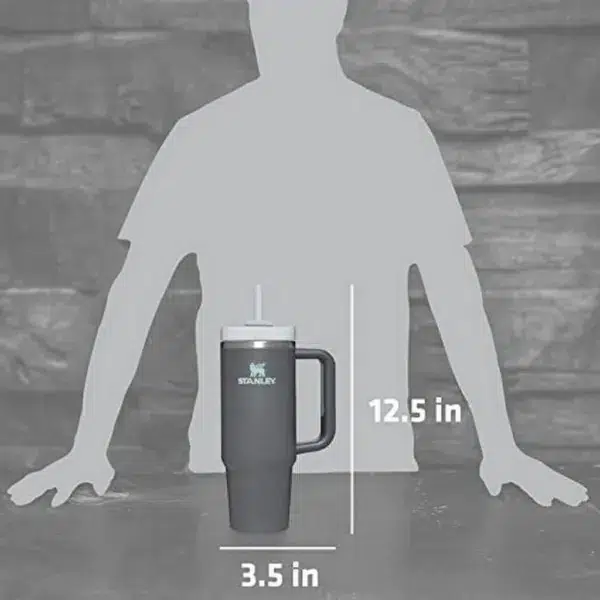 Stanley quencher h2. 0 flowstate insulated tumbler 30oz - charcoal