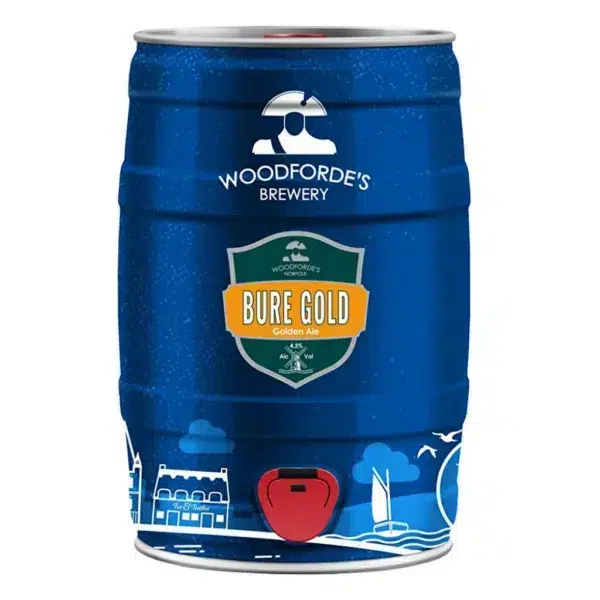Woodforde's pure gold, 5l keg
