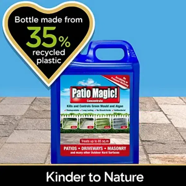 Patio Magic Cleaner, For Patios, Paths and Driveways - 2.5 litres