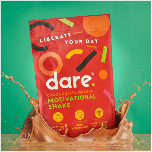 Dare motivation shake - cocoa & jaffa orange