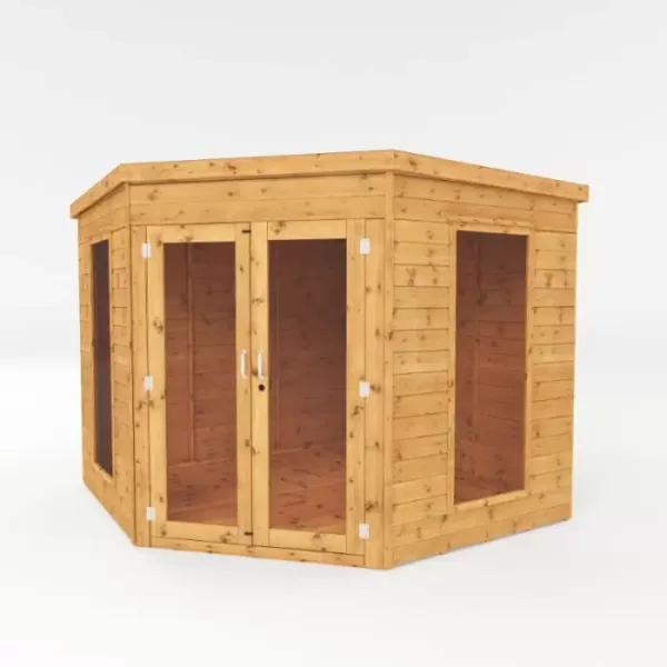 Adley 8' x 8' chelsea deluxe corner summer house