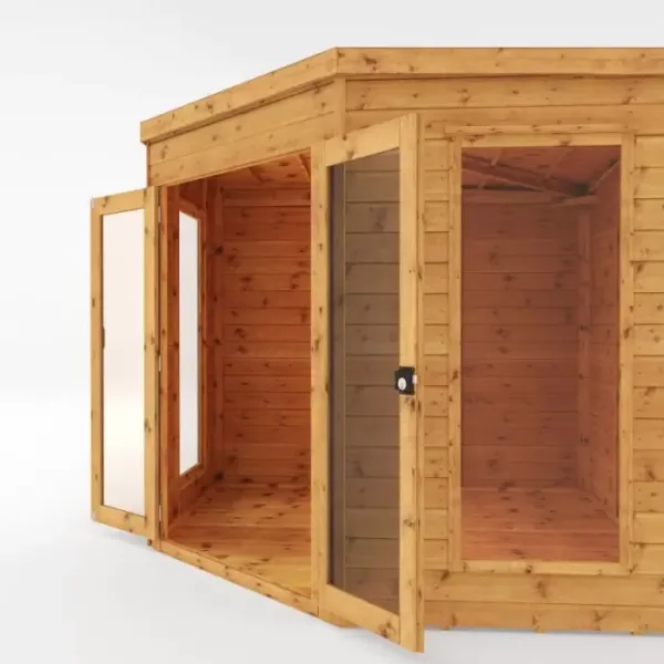Adley 8' x 8' chelsea deluxe corner summer house
