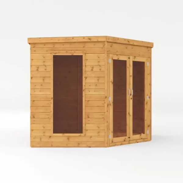 Adley 8' x 8' chelsea deluxe corner summer house