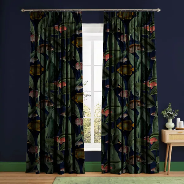 Aquarium Deep Sea Curtain - Made to Measure