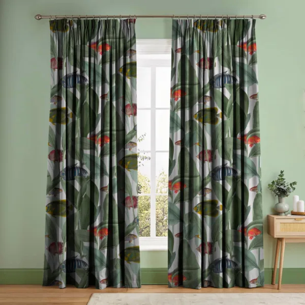 Aquarium Lush Curtain - Made to Measure