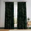 Daintree Palm Midnight Curtain - Made to Measure