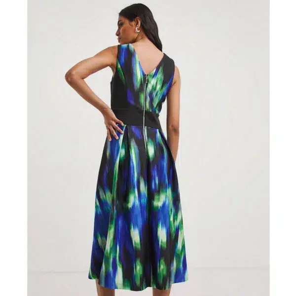 Joanna Hope Printed Scuba Prom Dress | Absolute Home