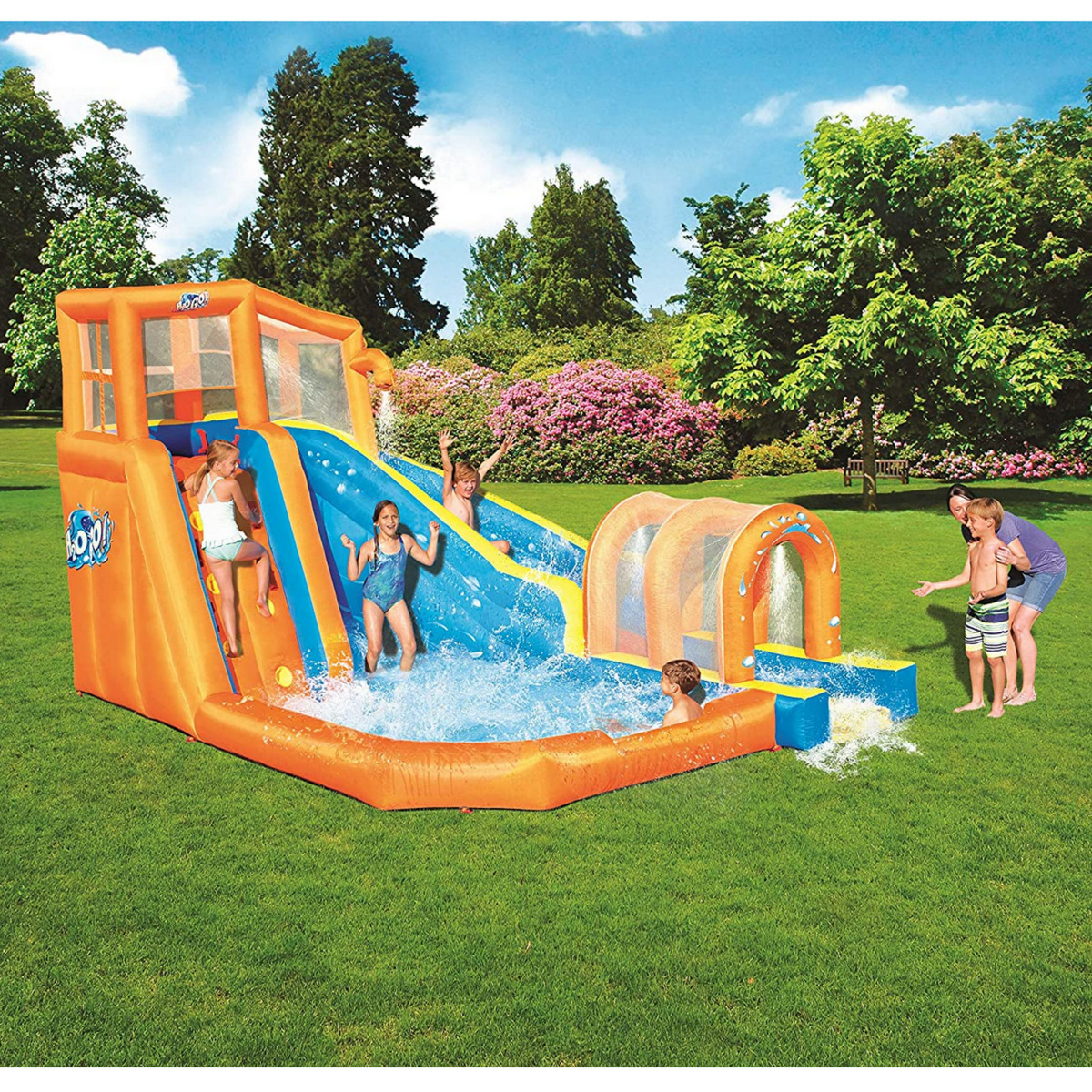 Bestway h2ogo! Hurricane inflatable mega bouncy castle Bestway h2ogo! Hurricane inflatable mega bouncy castle