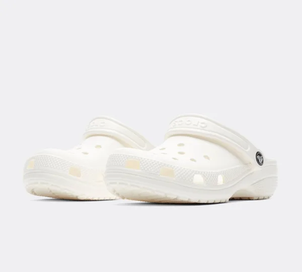 Crocs Junior Classic Clogs - White