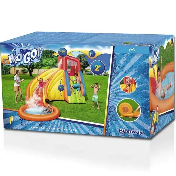 Bestway h2ogo! Splash tower mega water park, bouncy castle