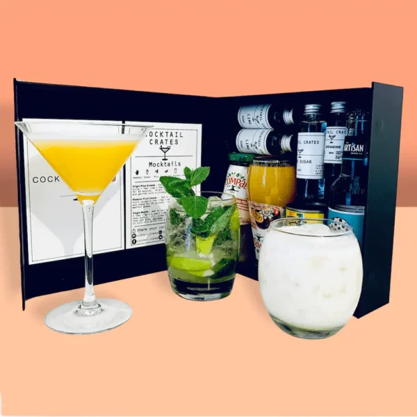 Ultimate mocktail gift box - virgin piña colada, passion fruit cooler & virgin mojito