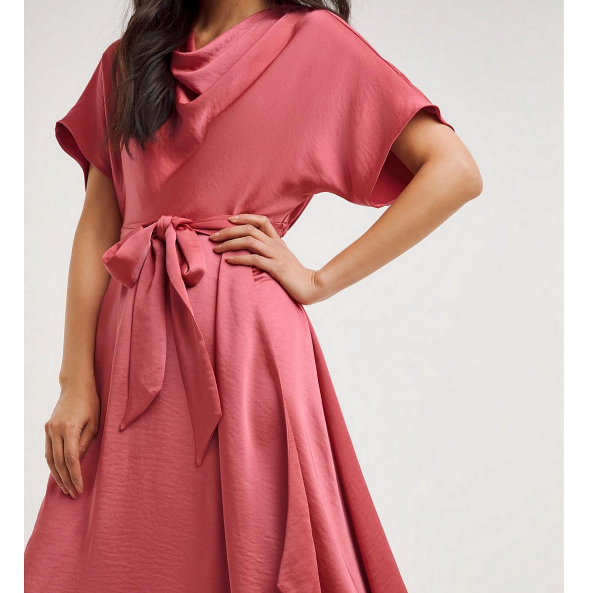 Joanna hope cowl neck dress, rose pink Joanna hope cowl neck dress, rose pink