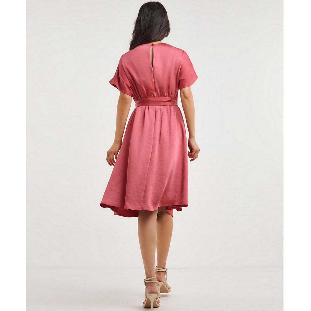Joanna hope cowl neck dress, rose pink Joanna hope cowl neck dress, rose pink