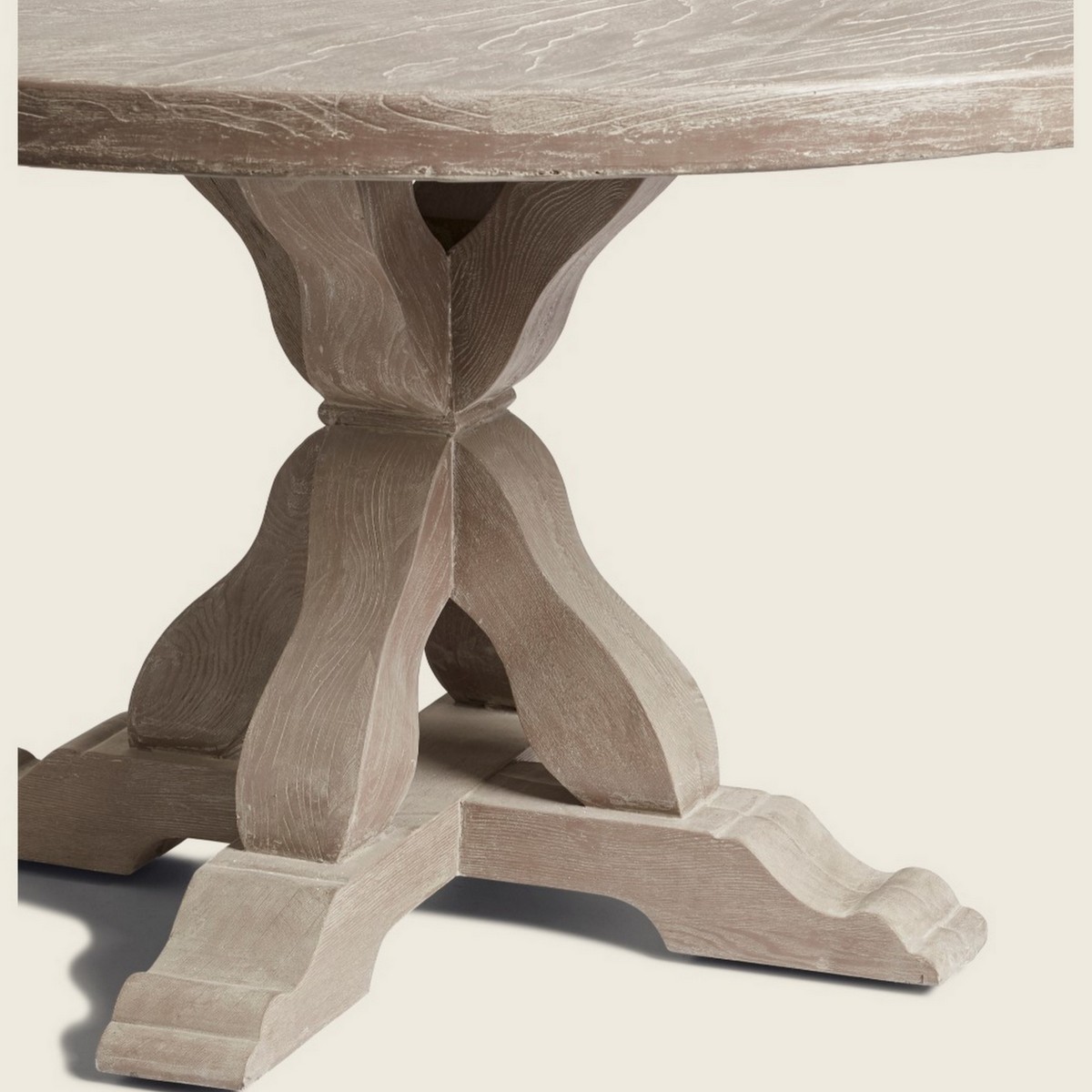 Round conisbrough indoor/outdoor dining table - grey Round conisbrough indoor/outdoor dining table - grey