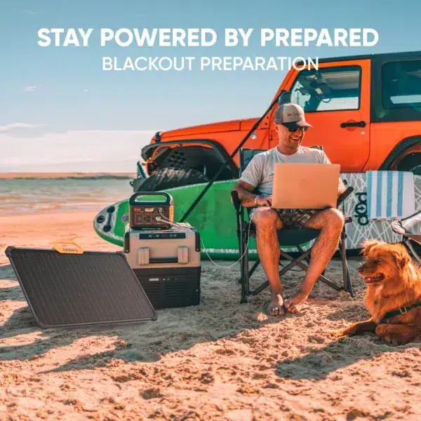 Jackery solar power generator 240 (explorer 240wh + solarsaga 80w)