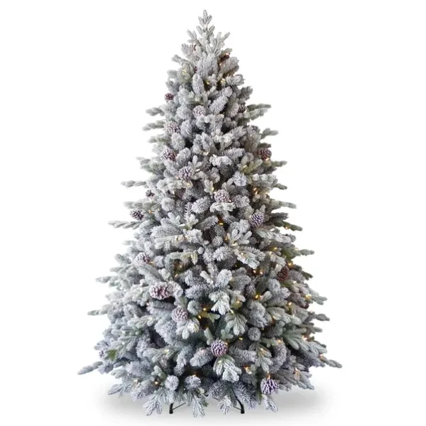 12ft led snow dorchester christmas tree