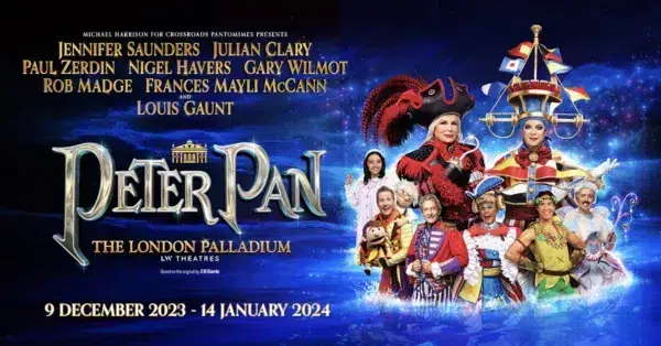 Peter pan christmas 2023 - theatre tickets from £20!