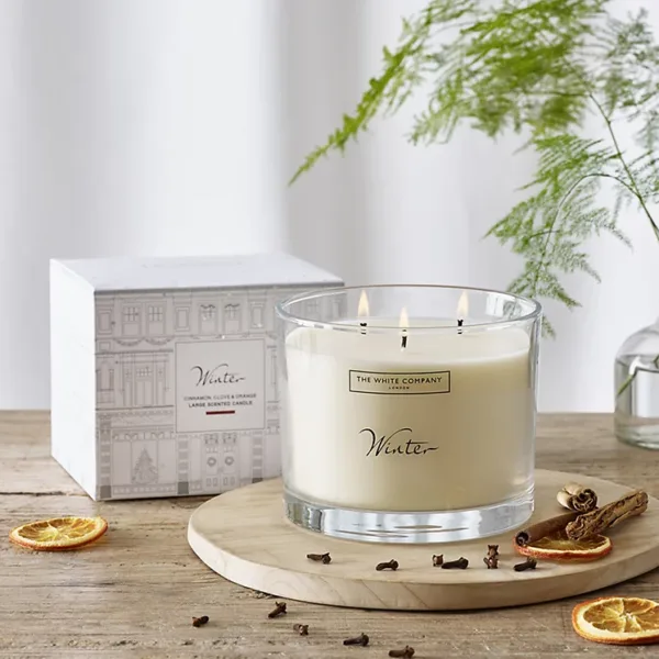 Winter large candle