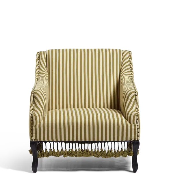 Tarma Armchair - Olive Stripe