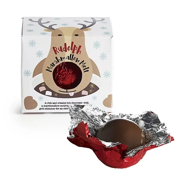 Rudolph Hot Chocolate Marshmallow Melt 50g