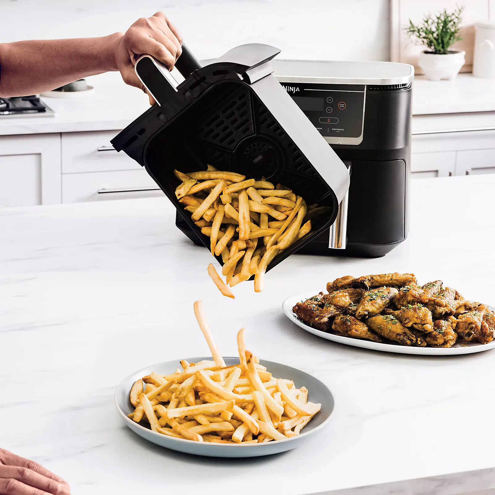 Ninja foodi max 9. 5l dual zone air fryer, af451uk Ninja foodi max 9. 5l dual zone air fryer, af451uk
