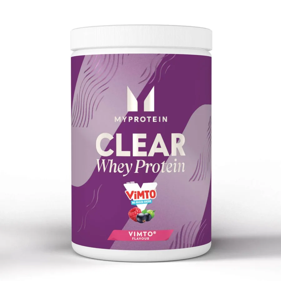 Myprotein clear whey vimto protein powder