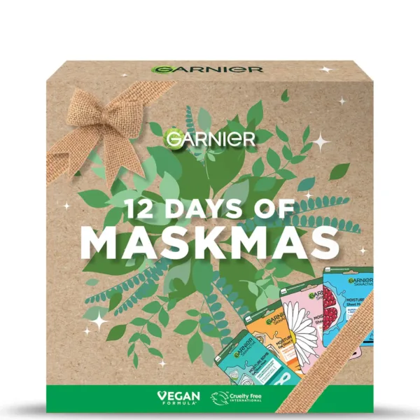 Garnier 12 days of maskmas sheet mask collection, advent calendar