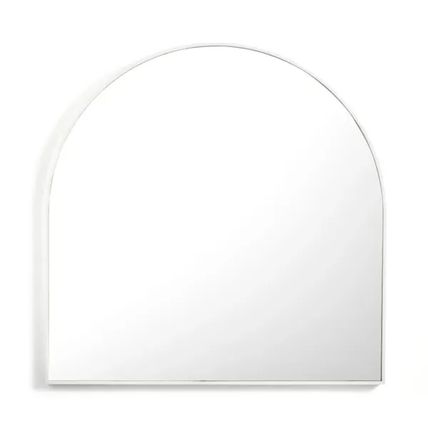 Essentials arch wall mirror 70cm - white