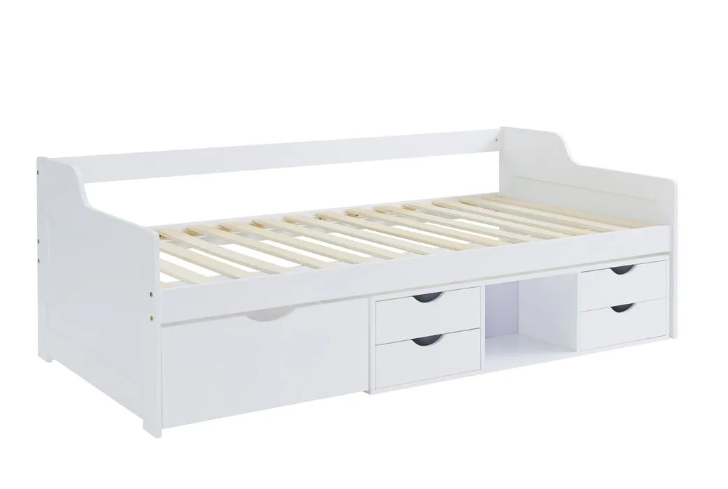 Durham kids cabin bed single with drawers - white Durham kids cabin bed single with drawers - white - image 4