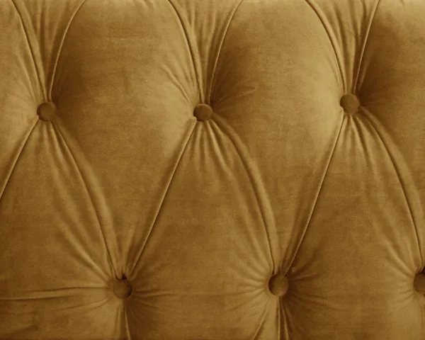 2 seater chesterfield sofa, gold velvet
