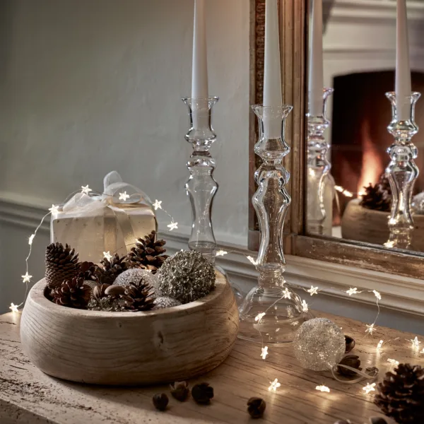 Extra long 4m star fairy lights with 80 bulbs