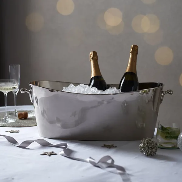 Ultimate Champagne Trug, Nickel Plated