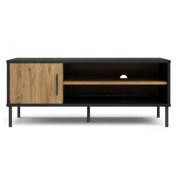 Holt 110cm Wide TV Unit, Metal and Wood