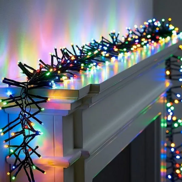 2000 Multi-Coloured LED Cluster Lights