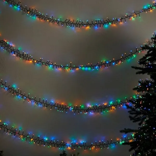 2000 Multi-Coloured LED Cluster Lights