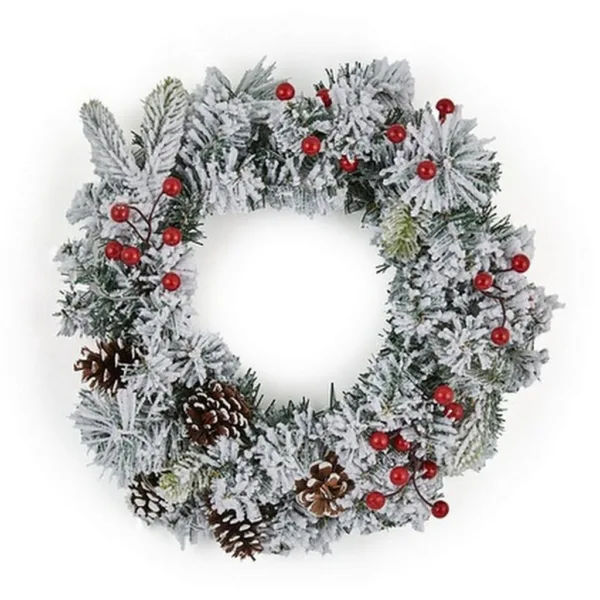 40cm berry and pine cone wreath