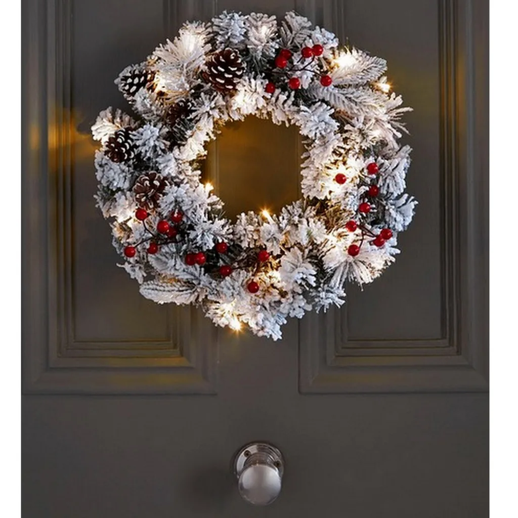 40cm berry and pine cone wreath 40cm berry and pine cone wreath