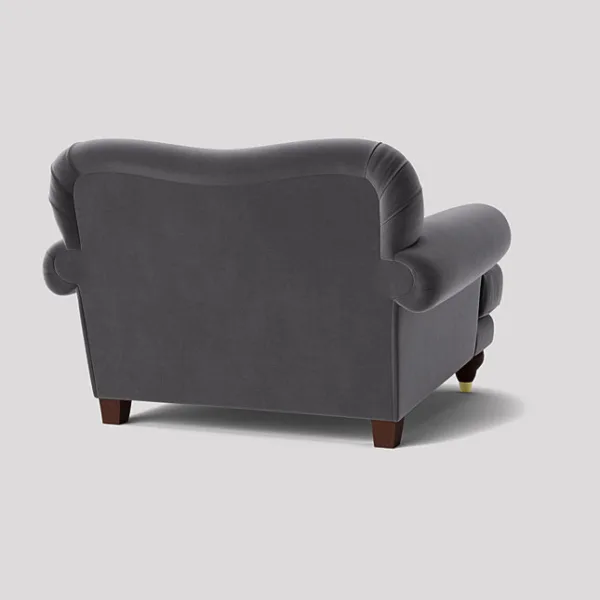 Willow deep cushioned granite grey armchair