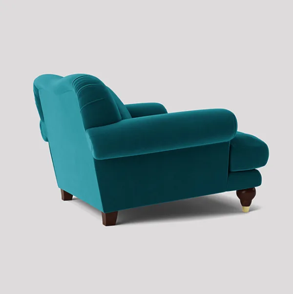 Willow Deep Cushioned Kingfisher Green Armchair