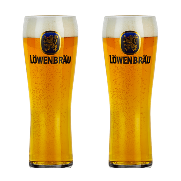 PerfectDraft Lowenbrau Pint Glass Pack (2 Glasses)