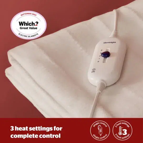 Silentnight comfort control electric blanket
