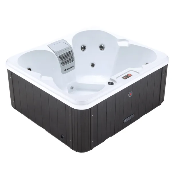 Gander 15-jet 4-person patio spa - black