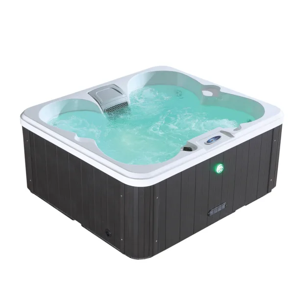 Gander 15-jet 4-person patio spa - black